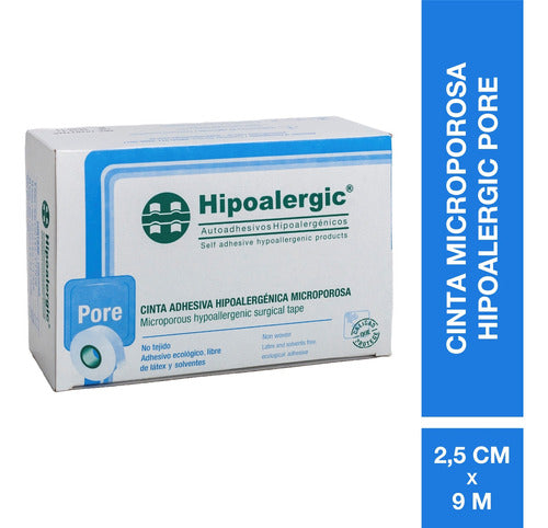 Hipoalergic Pore 2,50 Cm X 9 Mt Caja X 12 Rollos 1