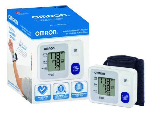 Omron 6124+ Digital Wrist Blood Pressure Monitor + Digital Thermometer Bundle 1