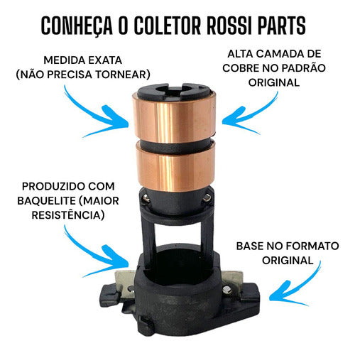 Anel Coletor Rotor Alternador Compatível Bosch Mini Promoção 3