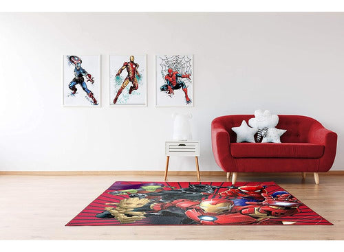 Marvel Avengers Full Assault Kids Room Rug - Alfombra De Áre 3