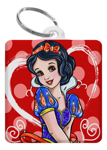 Sublismall Disney Princess Keychains for Children's Day | Bulk Pack of 20 1