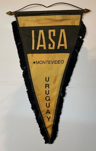 Banderín Antiguo De La Iasa Sudamérica Fútbol Uruguay B1 0