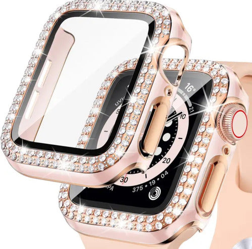 Generic Double Diamond Case for Apple Watch 44mm Without Glass 0