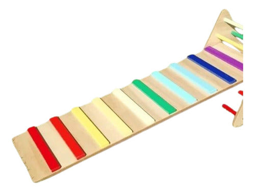 Rainbow Climbing Ramp - Montessori Game for Kids by Lakalumba 0