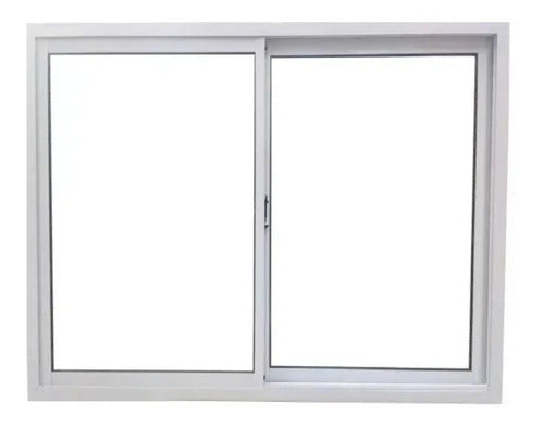 Abershop Ventana Aluminio 180x110 Vidrio Entero 0