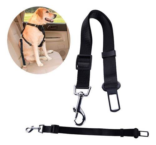 Adjustable Pet Safety Belt 70cm Leash 0