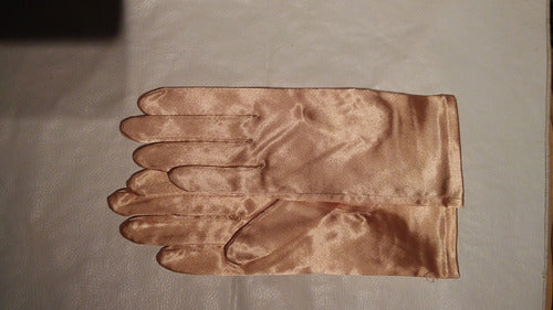 Golden Elasticized Gloves 6 1/2 Size 22cm Length Pair 4