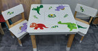 Personalized Wooden Children's Table and Chairs with Character Designs 29