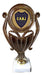 Set X4 Trofeo Plástico Copa Boca Juniors Futbol 15cm 0