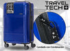 Small Tech Travel Tech Hard Shell Carry-On Spinner Wheels Suitcase 13