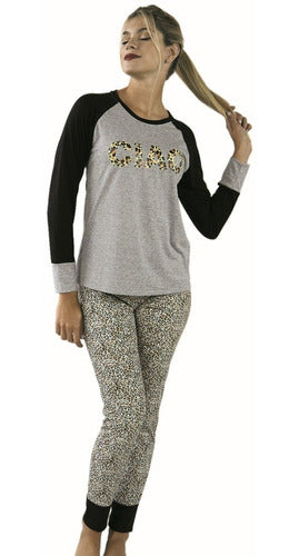 María Liz Long Sleeve Viscose Winter Pajama 2109 0