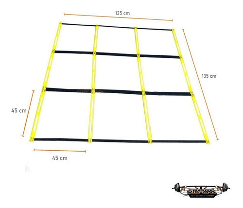 Cuadrilátero De Coordinación 135cm  9 Cuadrados 45 X 45 Cm C 1