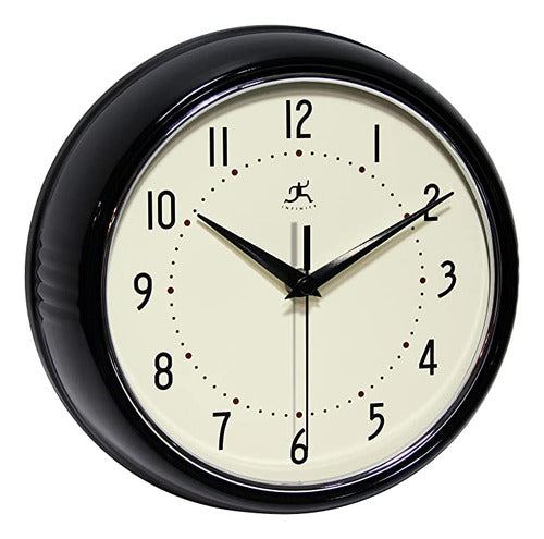 Infinity Instruments - Reloj De Pared, Diseño Retro, Color. 0