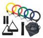 Set 5 Bandas Elásticas Fitness Funcional Yoga Gym Pilates Cf 0