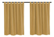 Kitchen Microfiber Short Curtain Set of 2 Panels 1.20x1.20m Each 46