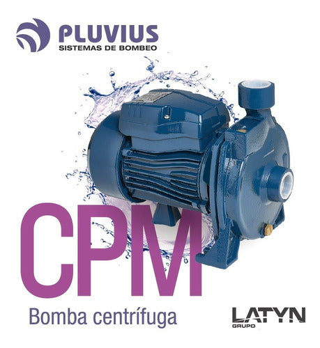 Pluvius Centrifugal Pump CPM 146 3/4 HP Lifts Up to 20 Meters 1