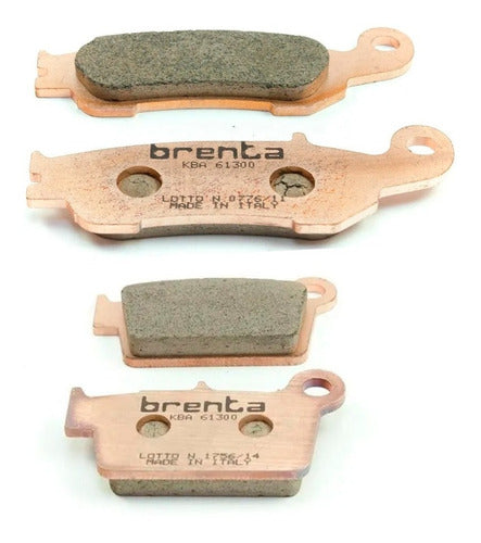 BRENTA Set Pastillas Freno Yamaha YZ 450 F Brenta FT4105 FT4101 RYD 0