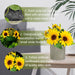 Yahallow Artificial Sunflower Plants - Indoor Flowers 2