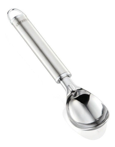 Leifheit Stainless Steel Ice Cream Scoop with Hanging/Storage Feature 0