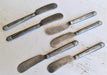 Luciano Dutari 48 Metal Butter Knives with Aged Silver Finish 2