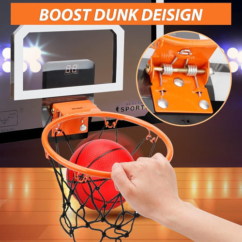 Umnodobn Pro Indoor Mini Basketball Hoop Set for Kids and Adults 3