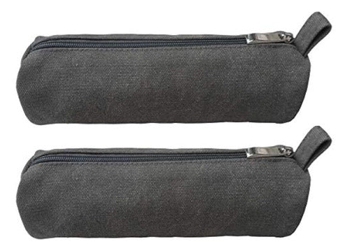 Enyuwlcm Elegant Heavy Canvas Pencil Case Bag 0