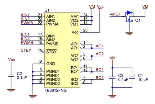 Generic Tb6612 Dual Motor DC Driver SSOP24 Itytarg 1