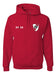 MA_INDUMENTARIA Buzo Rojo River Plate - Hoodie Unisex - Canguro - Futbol 0