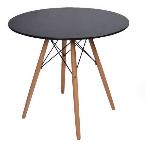 Circular Design Dining Table Mod 957 Living Deco Desk 80cm 1