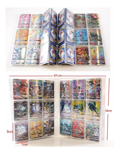 Álbum Cartas Pokémon - Capacidad 432 Cartas + 10 Cartas Gx 1