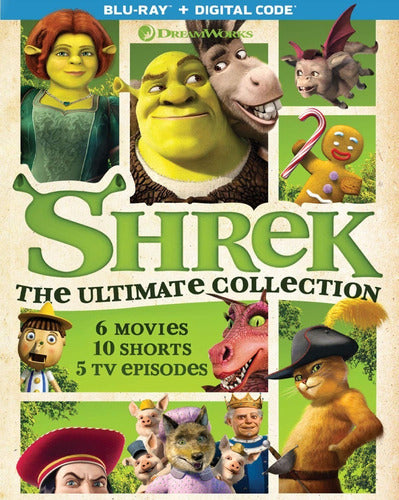 Blu-ray Shrek The Ultimate Collection / Incluye 6 Films 0