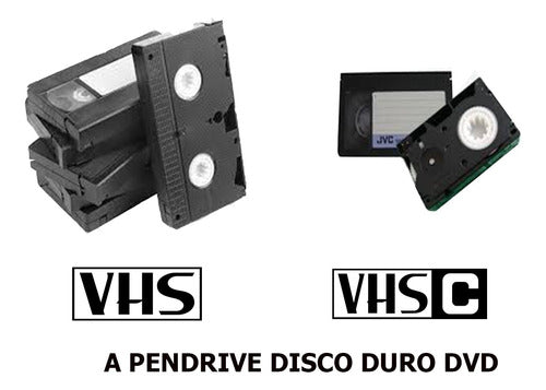 Videoson VHS, VHS-C to Pendrive, Hi8, MiniDV, DVD, Audio, Slides Transfer 0