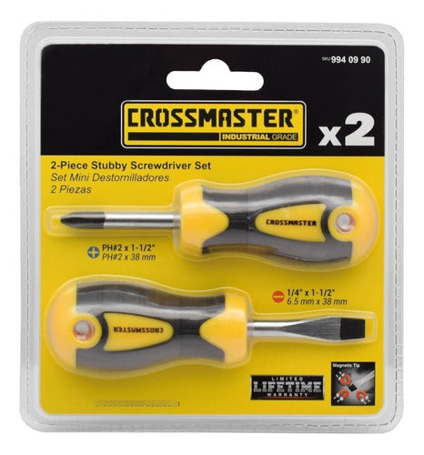 Set Destornilladores 2 Piezas Phillips Plano Crossmaster Top 0