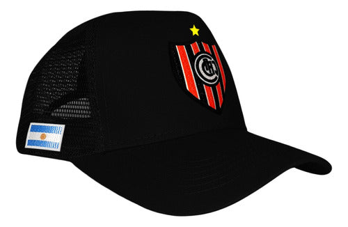 Mdt Cap Premium Chacarita Juniors Trucker Hat with Emblem 6