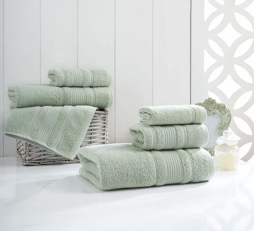 Qute Home Luxury 4-Piece Bath Towel Set, 100% Turkish Cotton 2