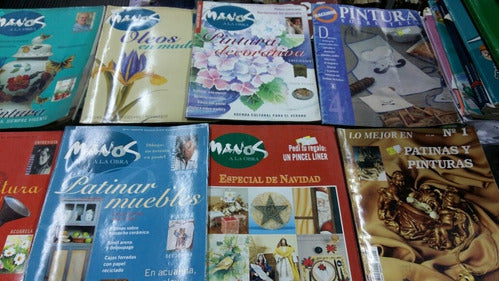 Lot of 11 Magazines Painting Wood Metal Fabric New and Used 1