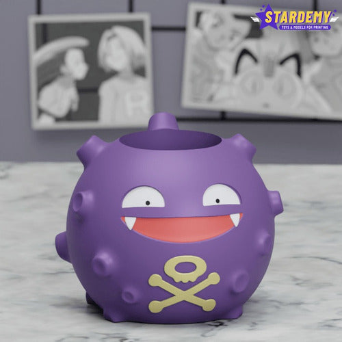 3DincUy Koffing Pokemon Pencil Holder 1