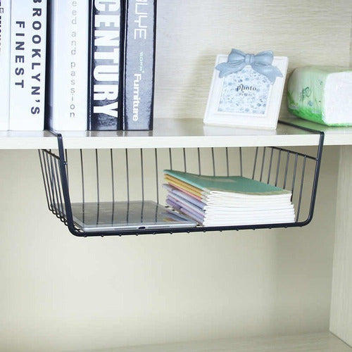 Metal Hanging Shelf Organizer for Pantry and Kitchen 13