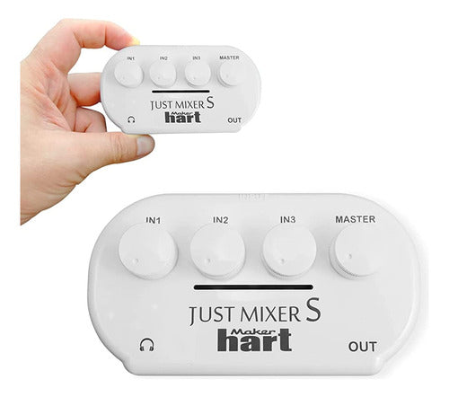 Maker Hart Just Mixer S, Mini Mezclador De Audio Portátil De 0