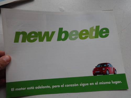 Folleto Antiguo Vw New Beetle Escarabajo No Es El Manual 1