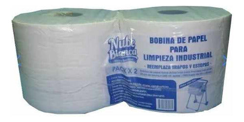 Toallas Papel Industriales X2 Nube Blanca Serviciopapelero 0