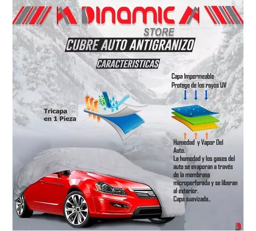 Dinamic Funda Cubre Autos Coche Antigranizo Chevrolet Aveo Cubreauto 2