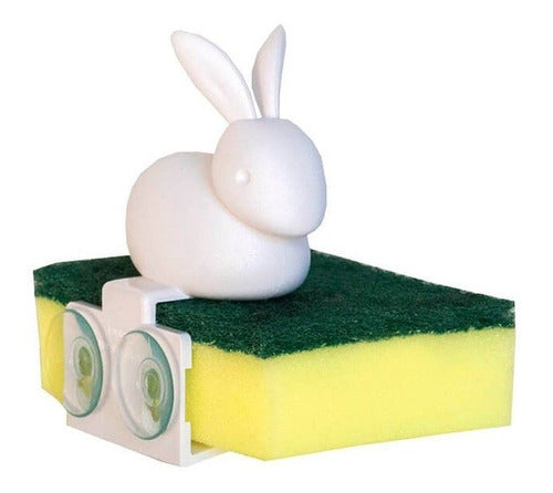Rabbit Sponge Holder for Kitchen Sink or Bathroom - Gift Shop 0
