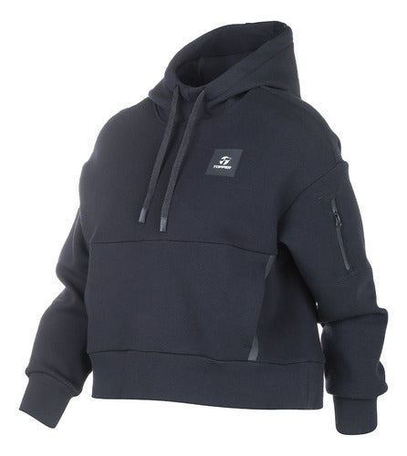 Topper Hoodie with Hood for Women - Black - Solo Deportes 0