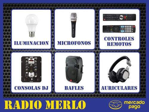 Radio Merlo Modulo Amplificador Audio XH-M548 TPA3116D2 2x120W Bluetooth 6