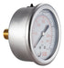 Ceni Manometer 63mm Post 1/4 Npt, Inox With Glycerin 0-200bar/psi 0