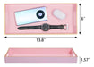 Maoname Pink Vanity Tray, Bathroom Counter Tray 2