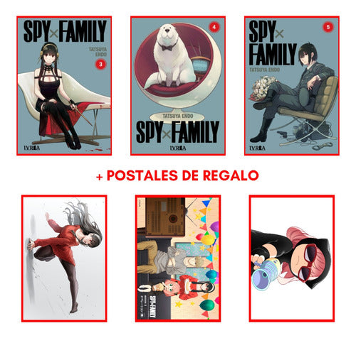 Ivrea Spy X Family Combo 03, 04 and 05 - Manga 0