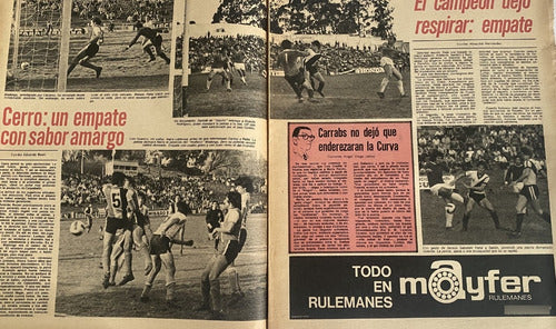 Revista Deportiva Nº 3 El Día, Peñarol Espectáculo 1977 Cr07 1