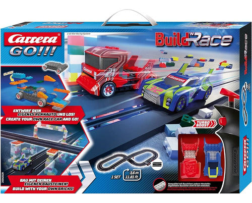 Carrera Go!!! Build 'n Race 62529 Racing Set 3.6 Electric Po 0